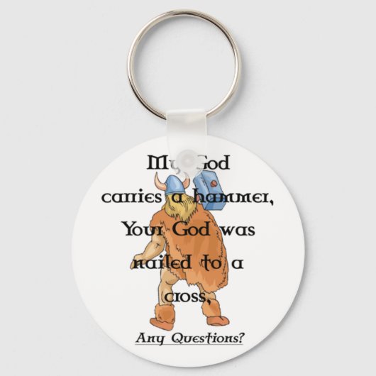 Porte-clés porte - clé Mon Dieu (Recto)