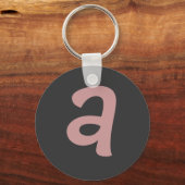 Porte-clés porte - clé monogramme "A" (Recto)