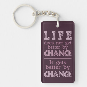 Porte-clés PORTE - CLÉ monogramme personnalisé LIFE CHANGER