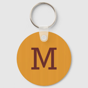 Porte-clés Porte - clé monogramme personnalisé Orange / Yello