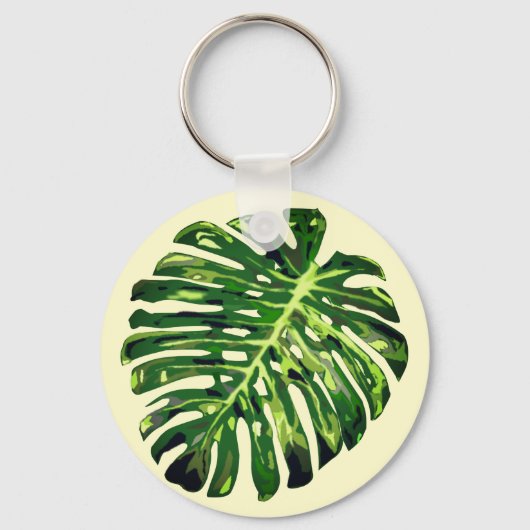Porte-clés Porte - clé Monstera Leaf (Recto)
