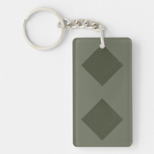 Porte-clés Porte - clé Motif double diamant Moss Green person
