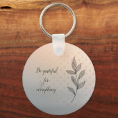 Porte-clés Porte - clé motif feuille (Recto)