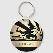 Porte-clés Porte - clé moto moto moto moto biker sepia (Verso)