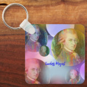 Porte-clés Porte - clé Mozart intemporel (Recto)