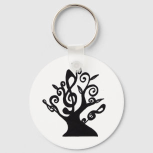 Porte-clés Porte - clé musical d'arbre