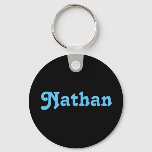 Porte-clés Porte - clé Nathan (Recto)