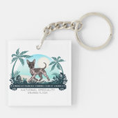 Porte-clés porte - clé national de spécialités AHTCA 2024 (Dos)