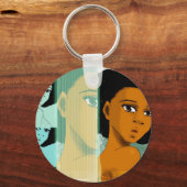 Porte-clés Porte - clé naturellement Turquoise (Recto)