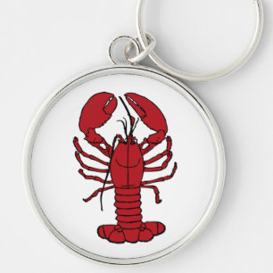 Porte-clés Porte - clé nautique de plage de homard mignon