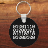 PORTE-CLÉS PORTE - CLÉ NERD BINARY (Recto)