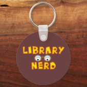 Porte-clés Porte - clé Nerd de bibliothèque (Recto)