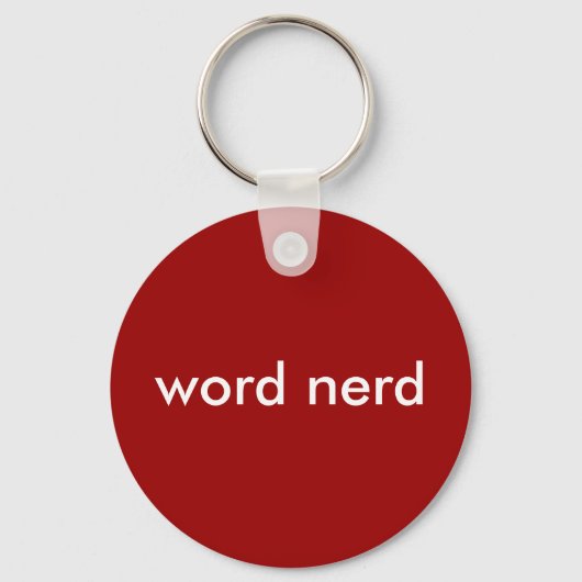 Porte-clés Porte - clé Nerd Word (Recto)