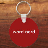 Porte-clés Porte - clé Nerd Word (Recto)