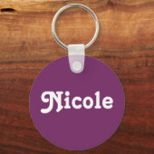 Porte-clés Porte - clé Nicole (Recto)