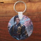 Porte-clés Porte - clé Niveau moderne Anime guerrier (Verso)
