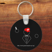 Porte-clés Porte - clé noir (Recto)