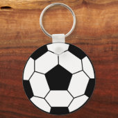Porte-clés Porte - clé noir balle de football (Recto)