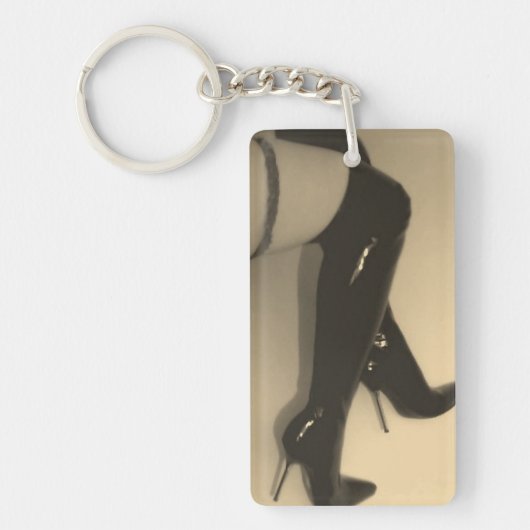 Porte-clés Porte - clé noir et blanc (Devant)