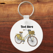 Porte-clés Porte - clé Nom personnalisé du vélo (Recto)