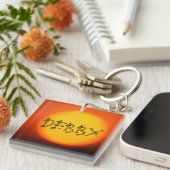 Porte-clés Porte - clé nommé de coucher du soleil (Devant Droit)