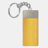Porte-clés Porte - clé nommé fait sur commande de BIÈRE (Devant gauche)