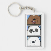 Porte-clés Porte - clé nous portons des ours (Devant)