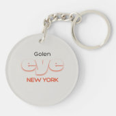 Porte-clés Porte - clé oeil d'or (Dos)