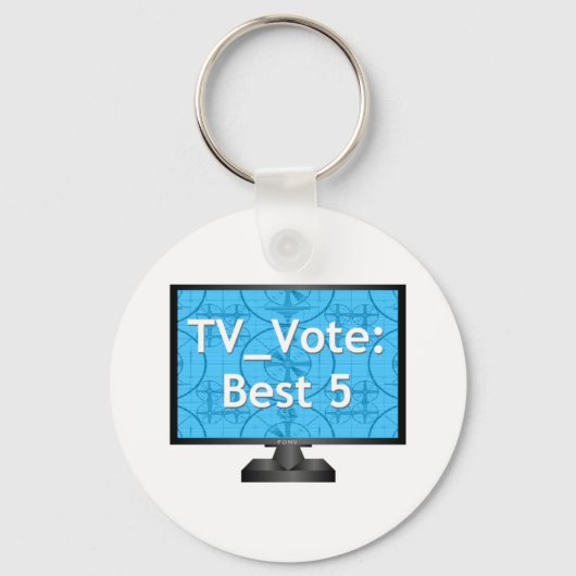 Porte-clés PORTE - CLÉ officiel du vote TV (Recto)