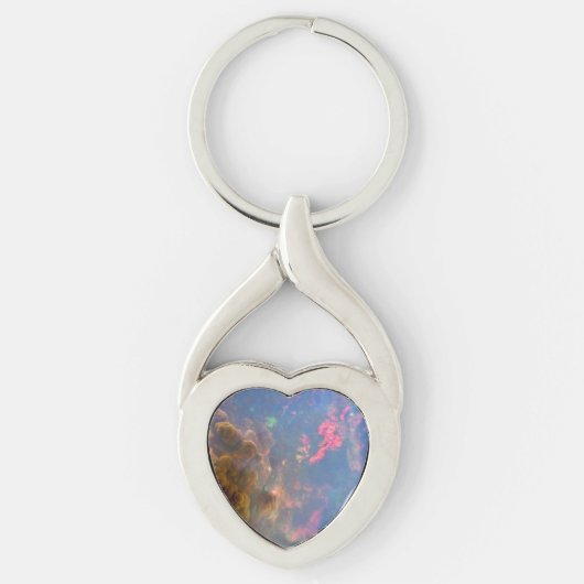 Porte-clés Porte - clé Opal Twisted Heart Metal (Devant)