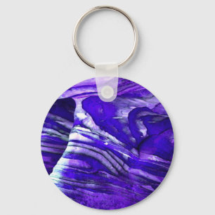 Porte-clés Porte - clé oraganique Bleu Waving Stages