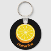 Porte-clés Porte - clé orange à moitié (Recto)