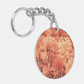 Porte-clés Porte - clé Orange Chrysanthemum (Devant gauche)