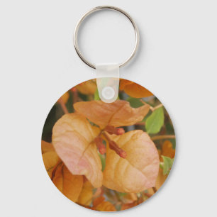 Porte-clés Porte - clé orange de bouganvillée