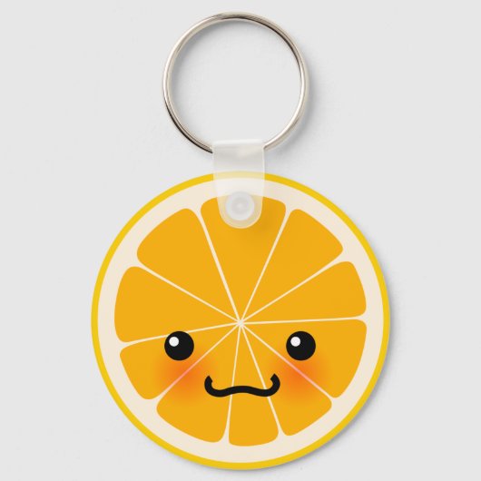 Porte-clés Porte - clé orange frais (Recto)