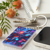 Porte-clés Porte - clé Orb Tech futuriste | Accessoire (Devant droit)