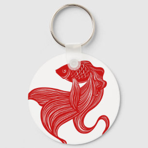 Porte-clés Porte - clé original de poisson rouge de