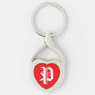 Porte-clés porte - clé "P" Red Heart