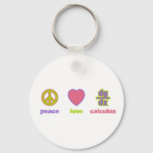 Porte-clés Porte - clé Paix, Amour & Calcul