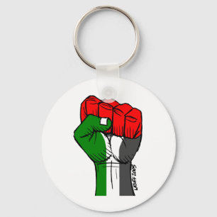 Porte-clés Porte - clé palestinien de poing de Carlos Latuff
