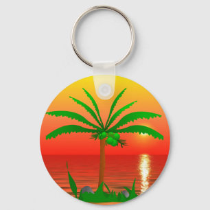 Porte-clés Porte - clé Palm Tree