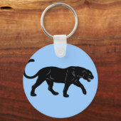 Porte-clés porte - clé panthère noir (Recto)