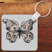 Porte-clés porte - clé papillon (Verso)