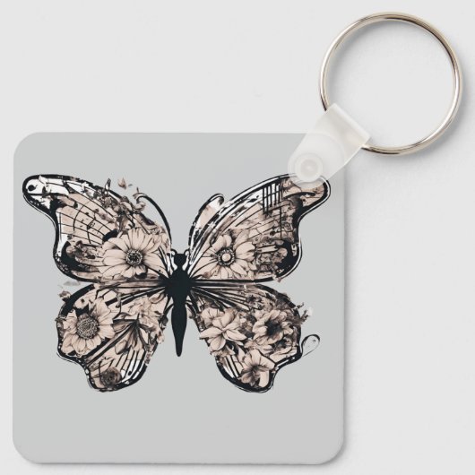 Porte-clés porte - clé papillon (Dos)