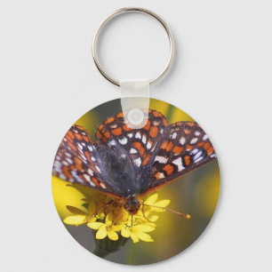 Porte-clés porte - clé papillon