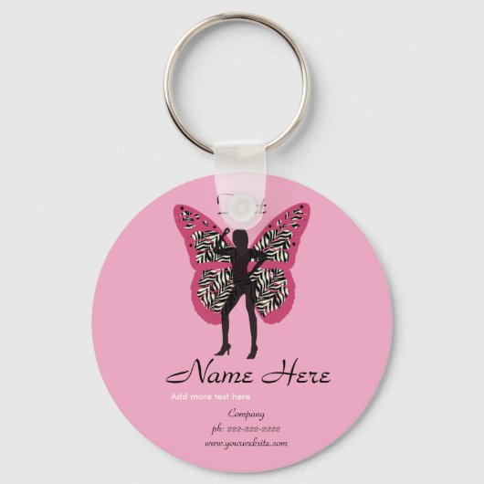 Porte-clés Porte - clé papillon (Recto)