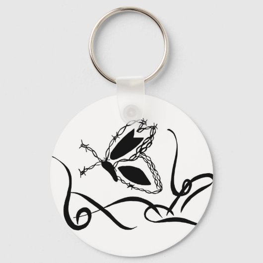 Porte-clés Porte - clé papillon Barbe (Recto)