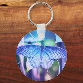 Porte-clés Porte - clé papillon bleu (Recto)
