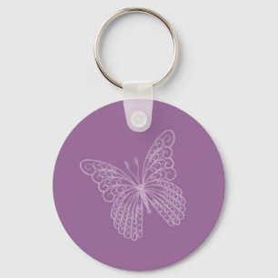 Porte-clés Porte - clé papillon Filigree en violet