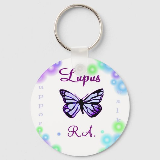 Porte-clés Porte - clé papillon lupus (Recto)